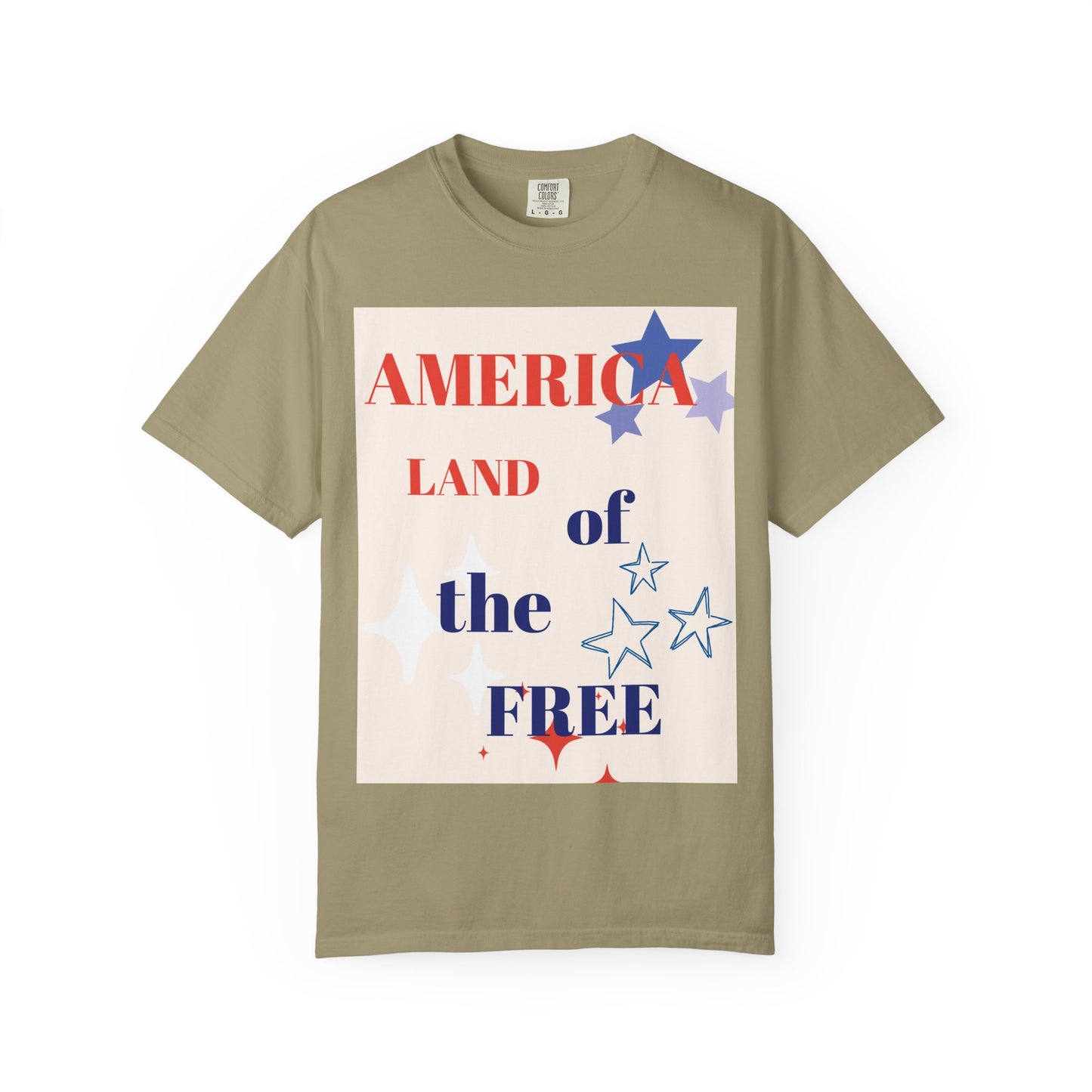 Patriotic Unisex T-Shirt - "America Land of the Free"