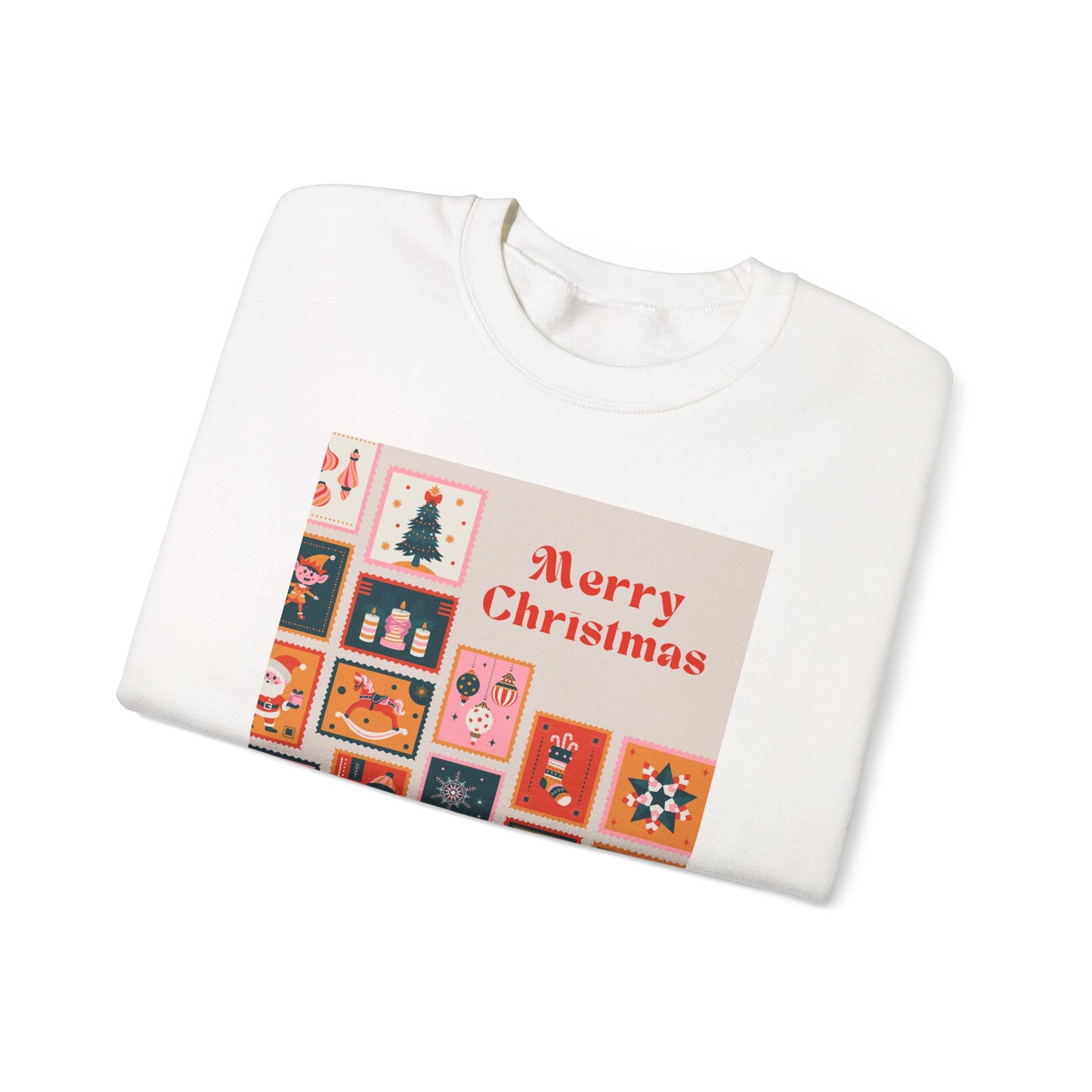 Merry Christmas Crewneck Sweatshirt, Festive Sweatshirt, Holiday Gift, Unisex Christmas Apparel, Cozy Winter Wear, Seasonal Fashion