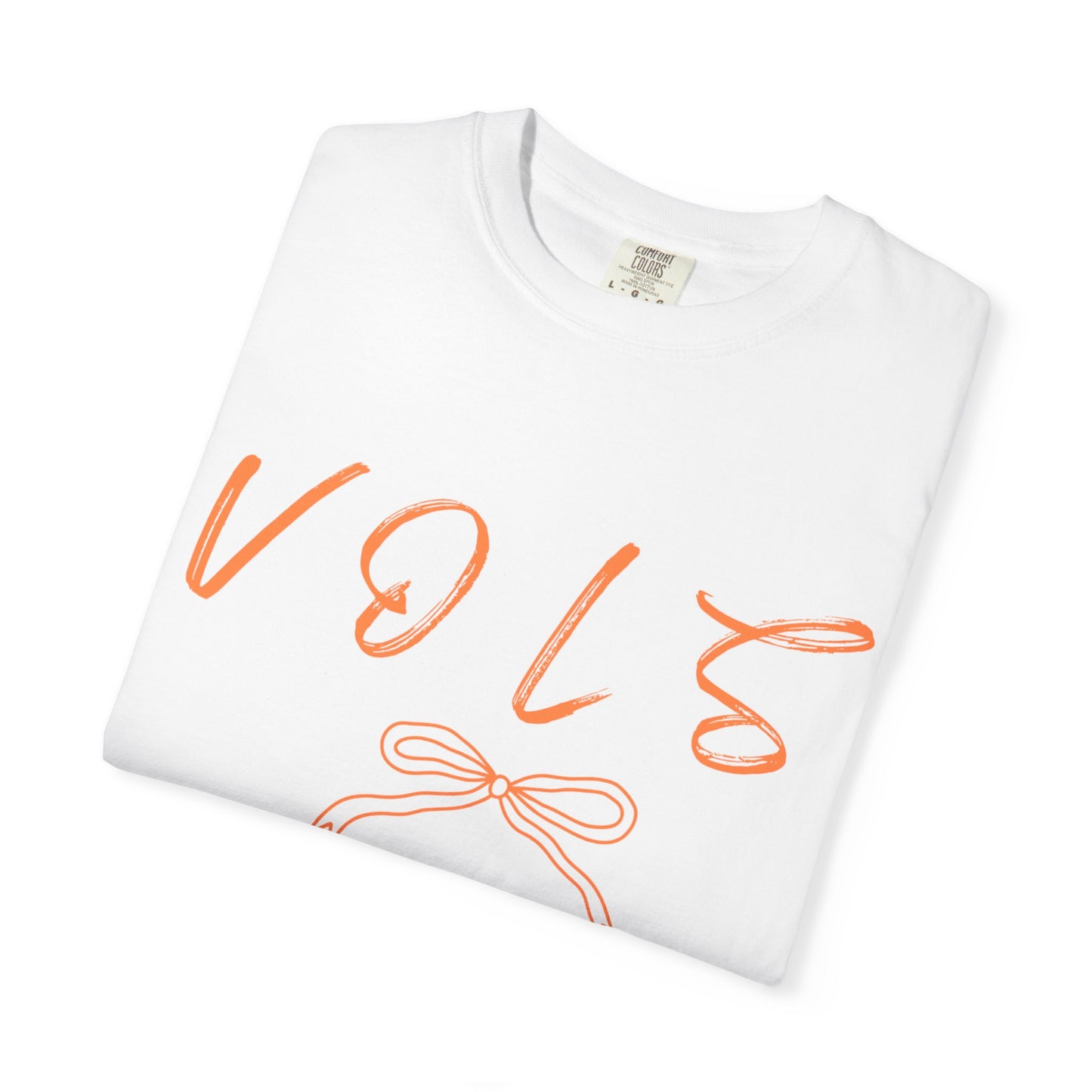 Unisex Garment-Dyed T-Shirt with 'VOL' Design, Soft Casual Tee for Everyday Wear, Gift for Friends, Minimalist Style, Summer Essential