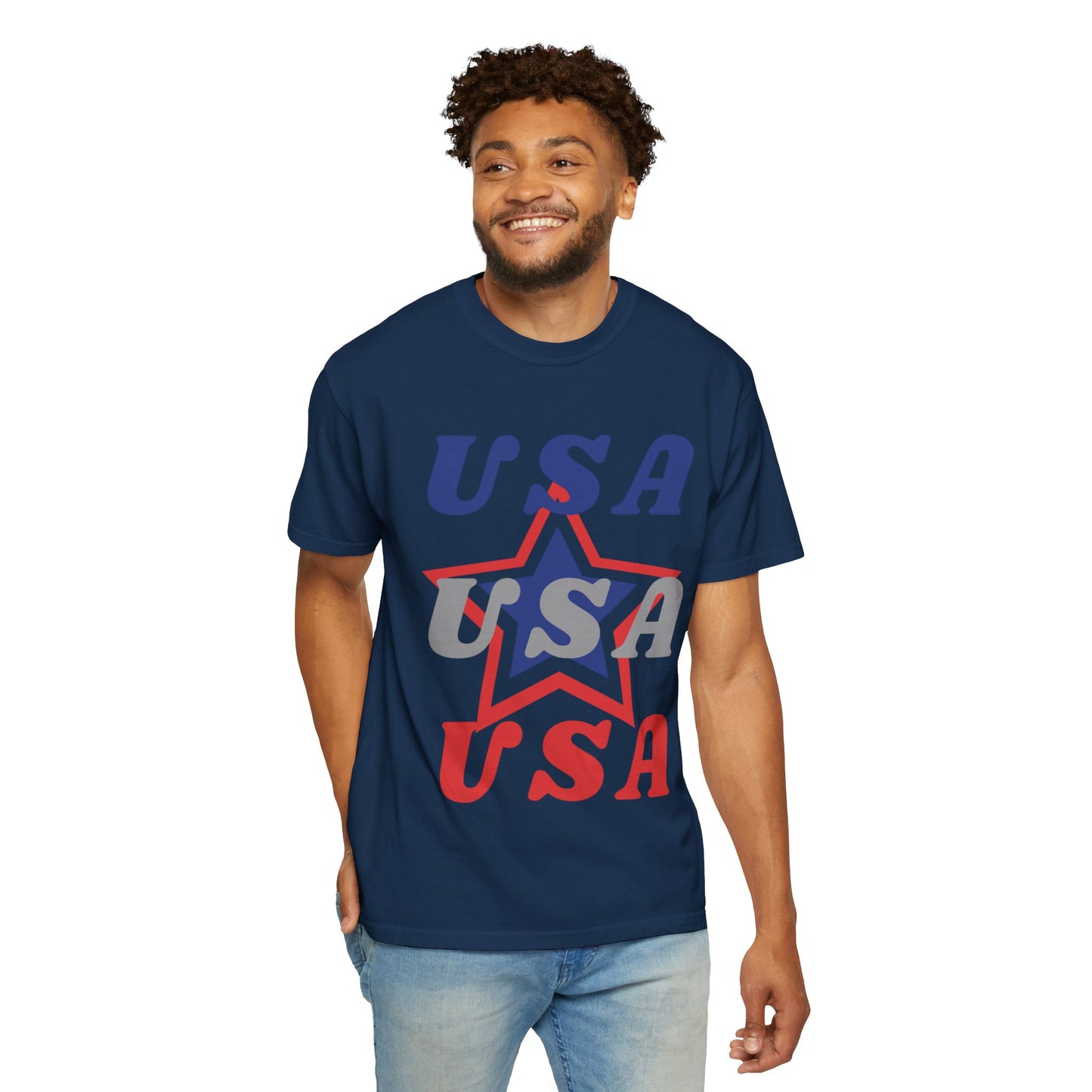 Patriotic USA Graphic T-Shirt