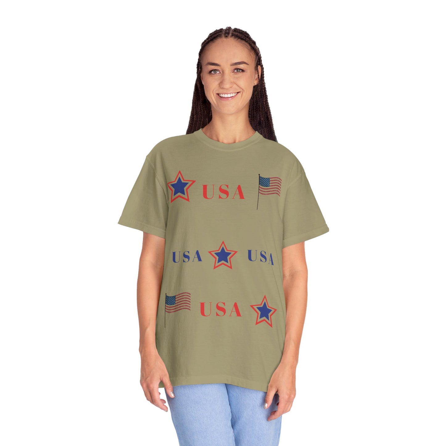 Patriotic USA Graphic T-Shirt