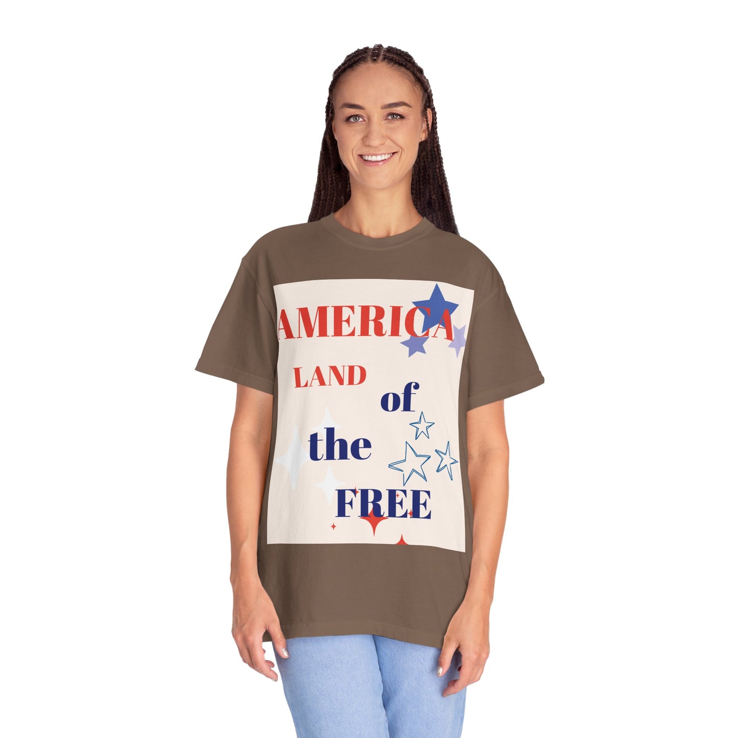 Patriotic Unisex T-Shirt - "America Land of the Free"