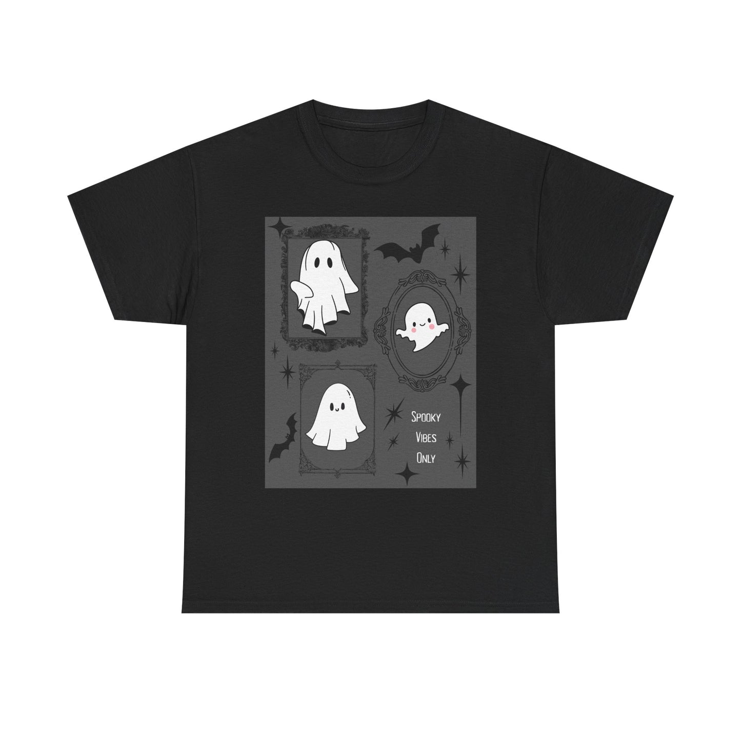 Halloween Ghost Tee, Spooky Unisex Shirt, Cute Halloween Apparel, Costume Party T-Shirt, Fall Festive Wear, Trick or Treat Top