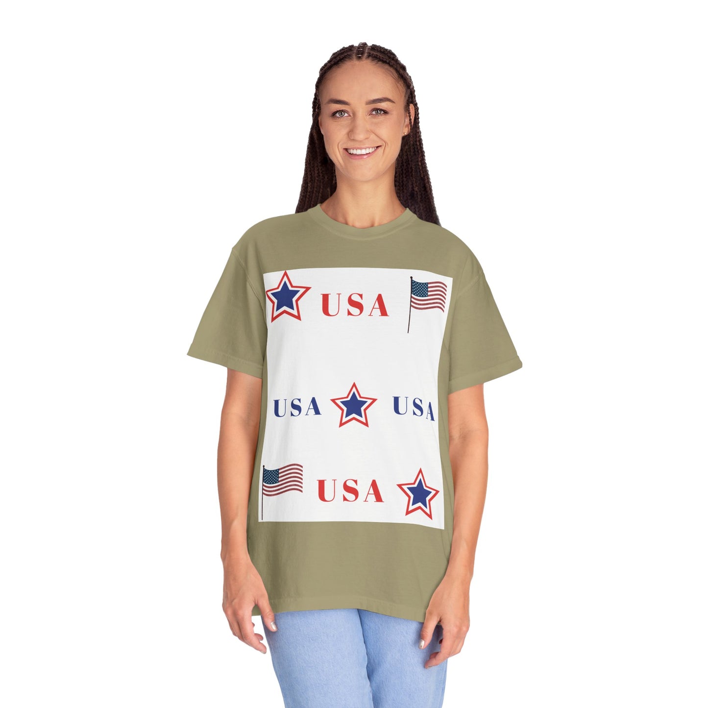 Patriotic USA Graphic T-Shirt