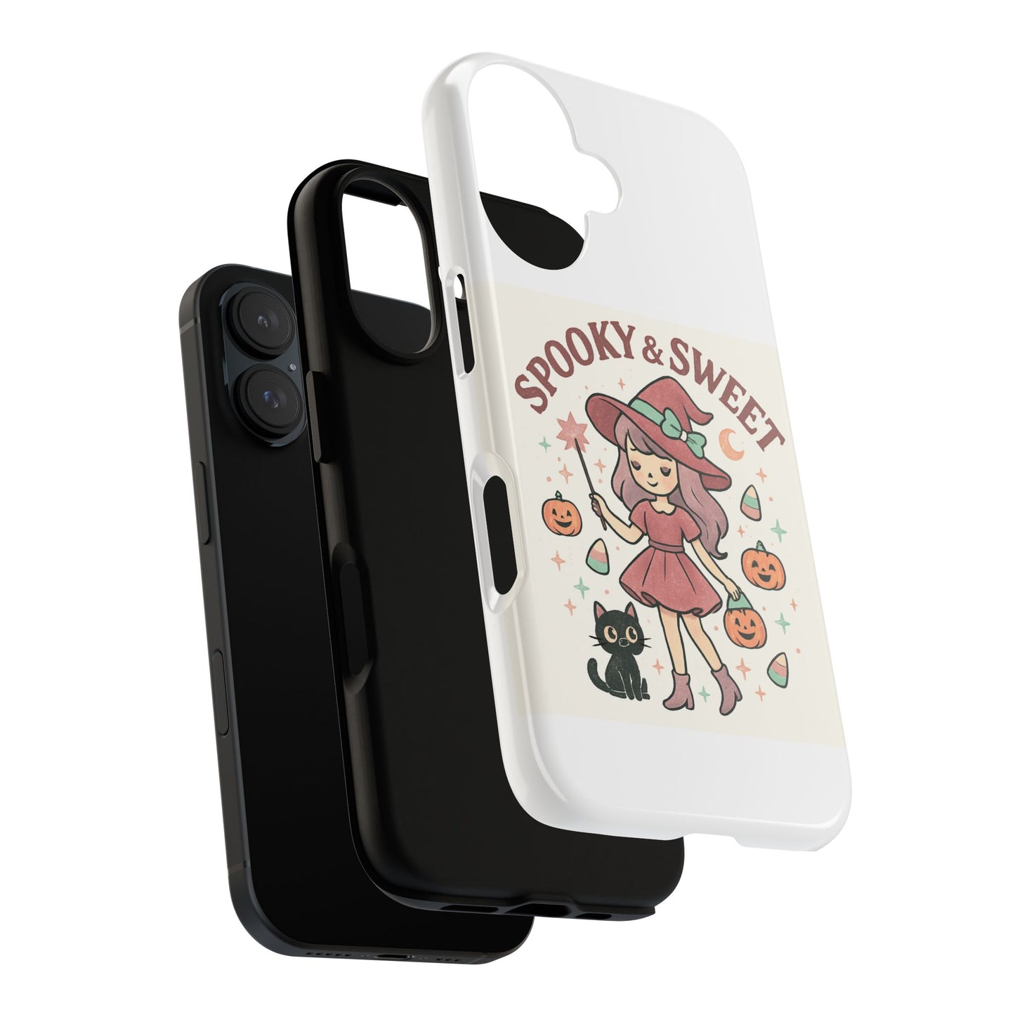 Cute Halloween Phone Case - Spooky & Sweet Design, Fall Accessories, Witchy Decor, Gifts for Her, Cute Phone Cover