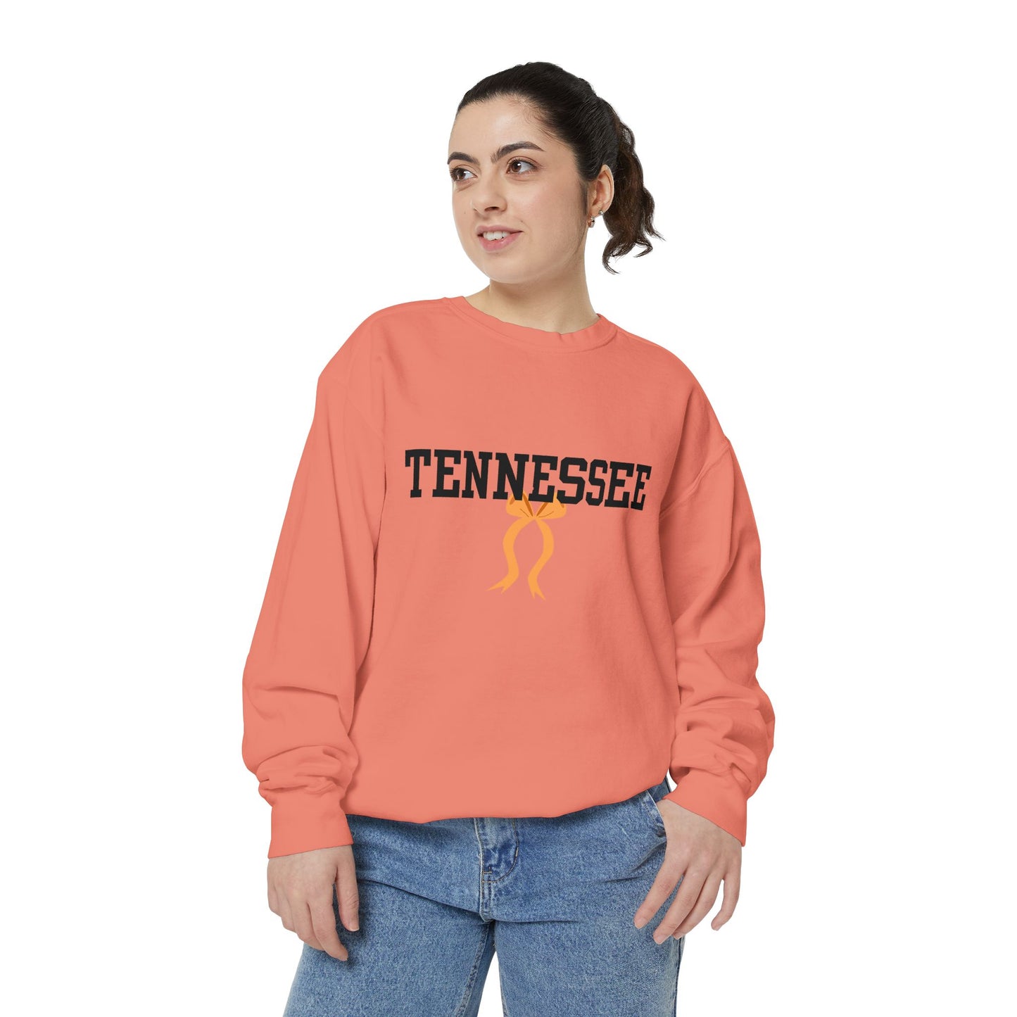 Tennessee Unisex Garment-Dyed Sweatshirt, Cozy Pullover, Casual Fall Fashion, Gift for College Students, Tennessee Pride Apparel