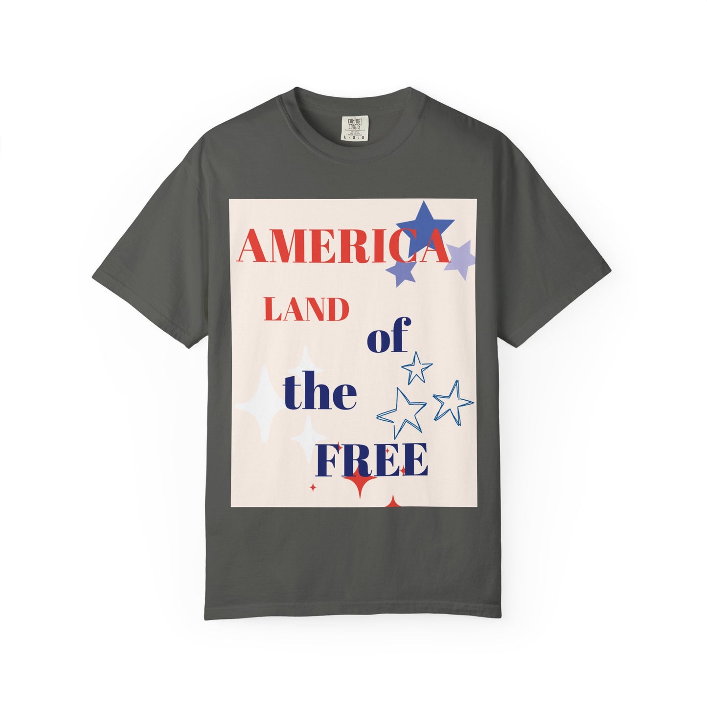 Patriotic Unisex T-Shirt - "America Land of the Free"