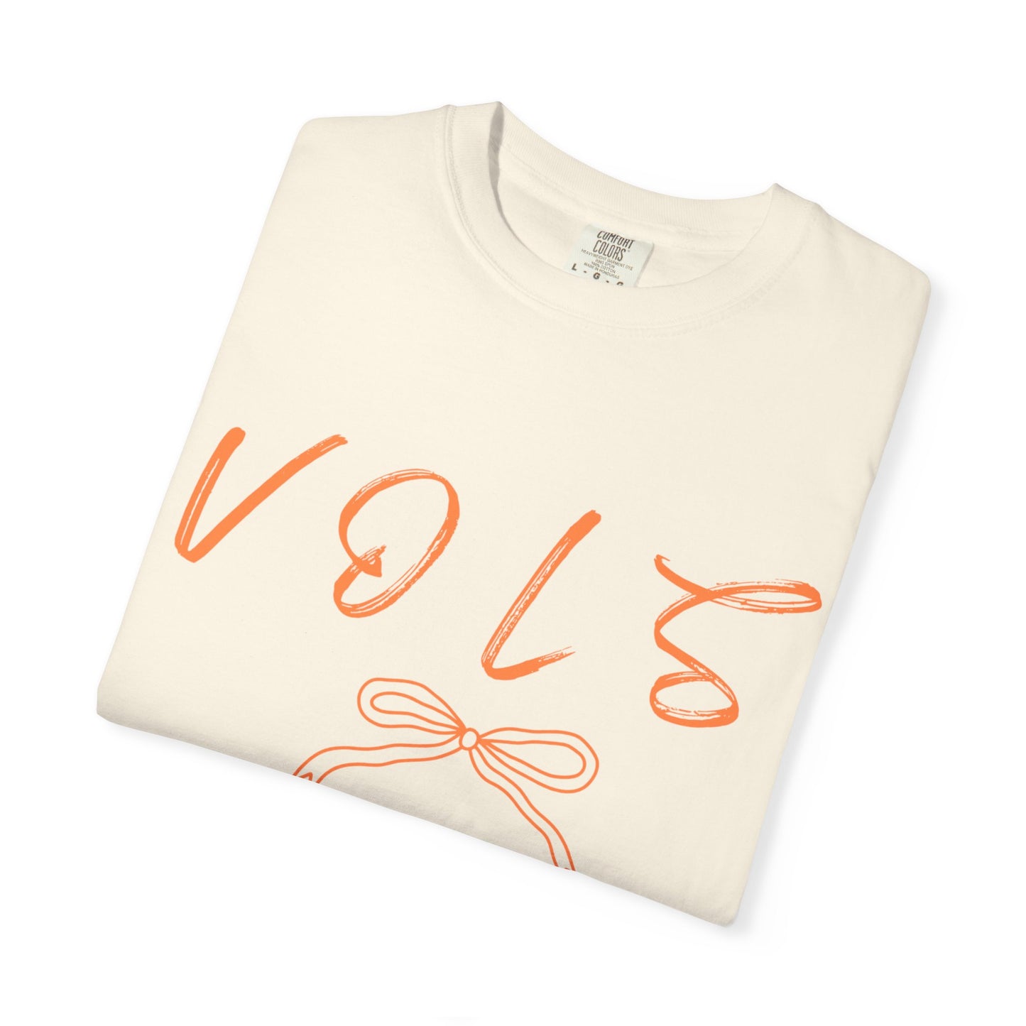 Unisex Garment-Dyed T-Shirt with 'VOL' Design, Soft Casual Tee for Everyday Wear, Gift for Friends, Minimalist Style, Summer Essential