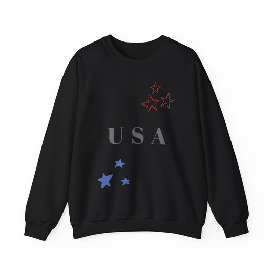 USA Stars Unisex Crewneck Sweatshirt