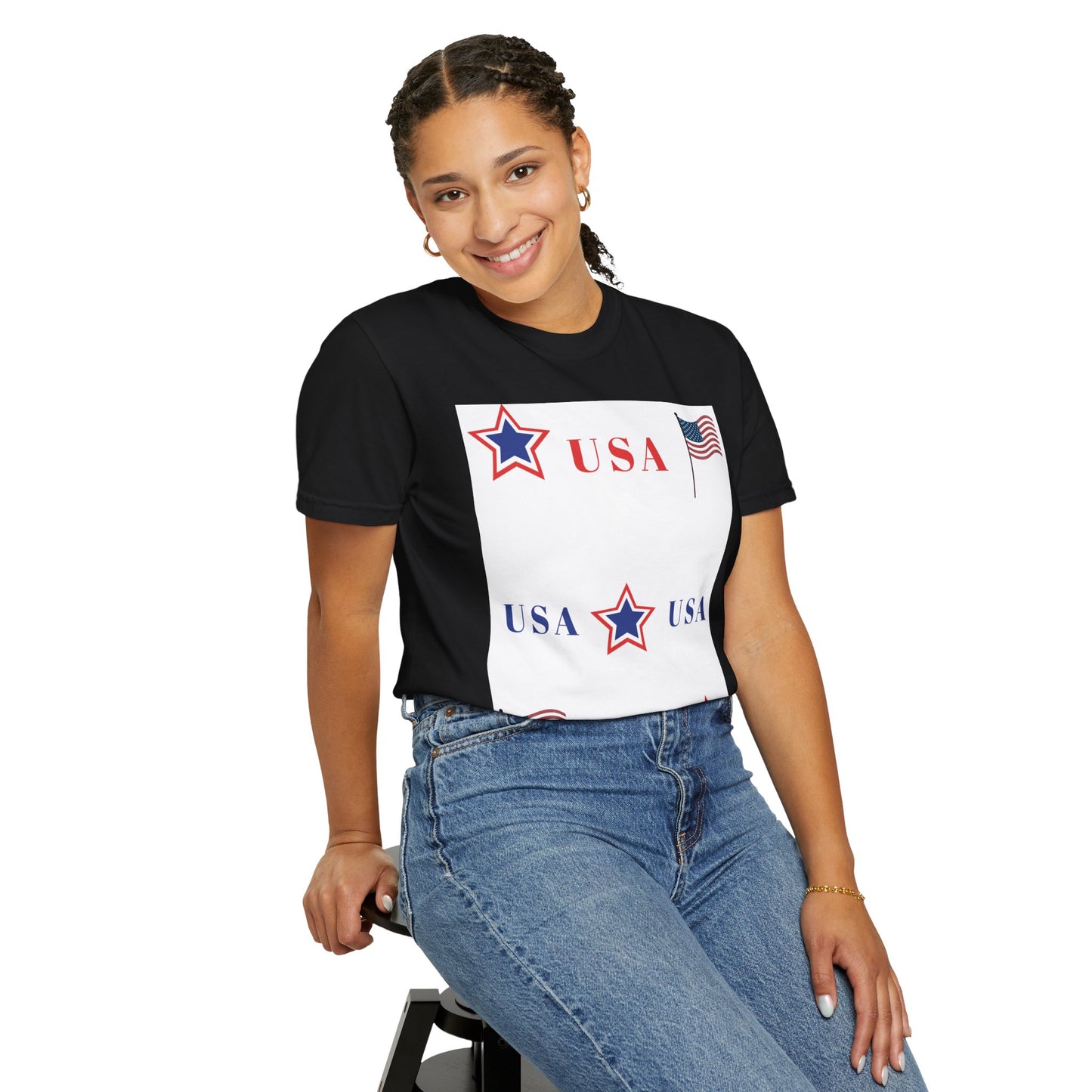 Patriotic USA Graphic T-Shirt