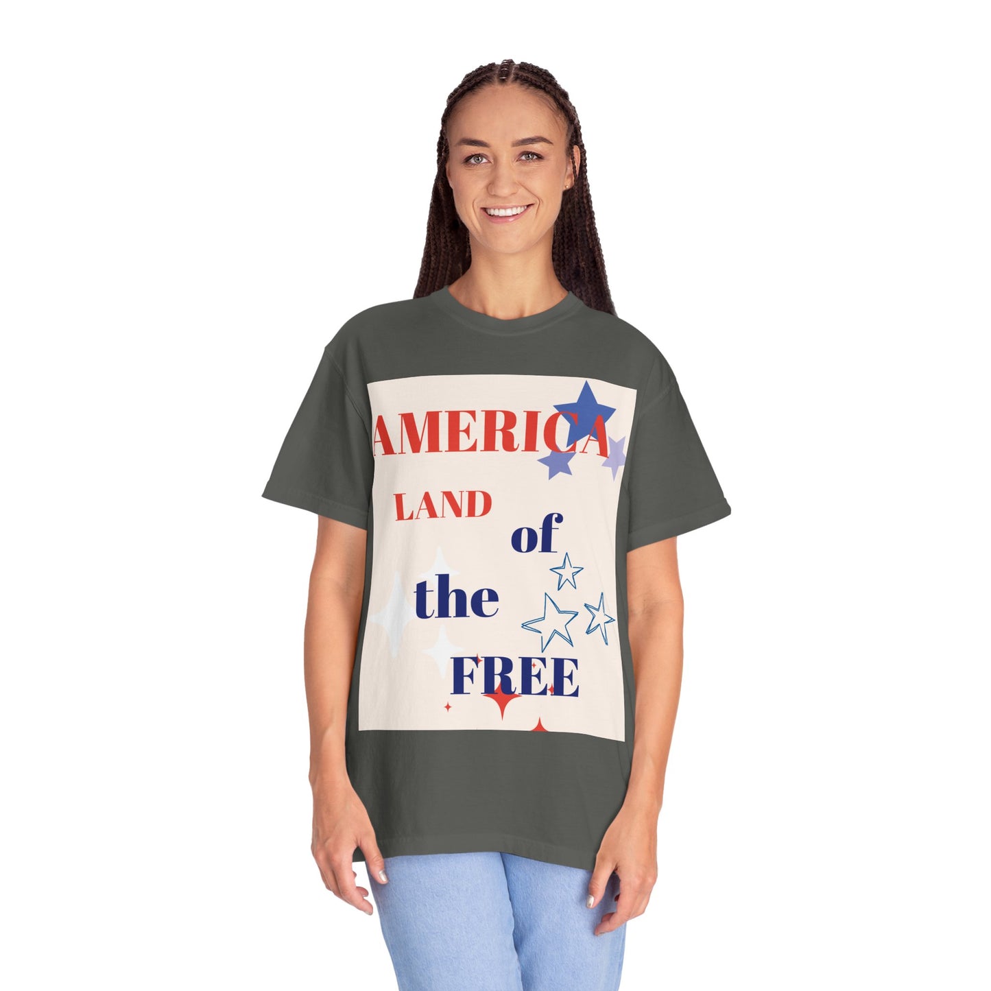 Patriotic Unisex T-Shirt - "America Land of the Free"