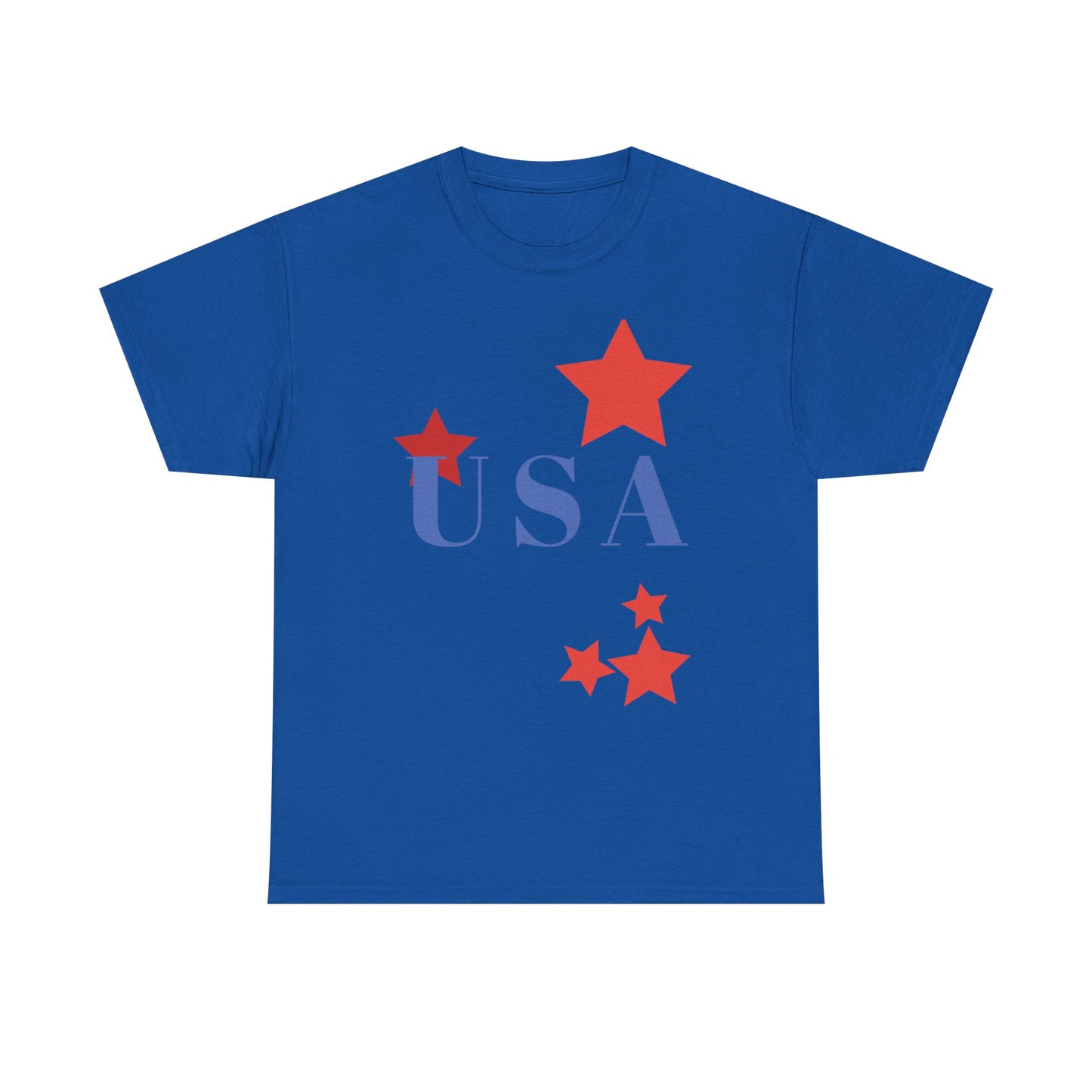 Celebrate Freedom Unisex Heavy Cotton Tee - USA Stars Design