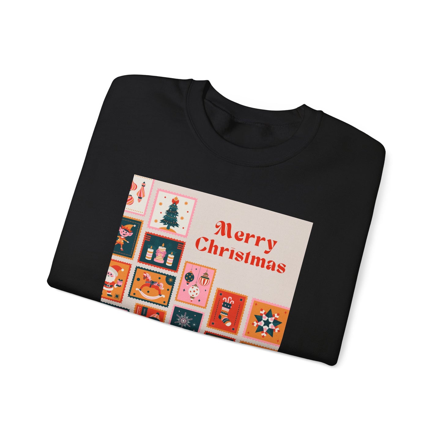Merry Christmas Crewneck Sweatshirt, Festive Sweatshirt, Holiday Gift, Unisex Christmas Apparel, Cozy Winter Wear, Seasonal Fashion