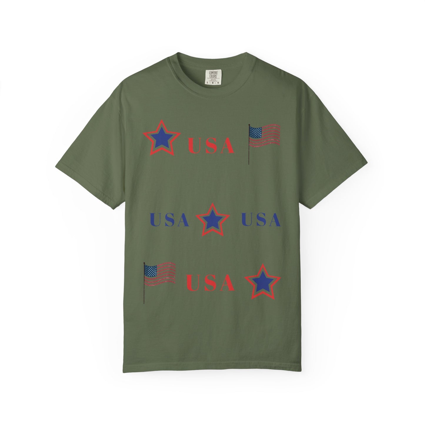 Patriotic USA Graphic T-Shirt
