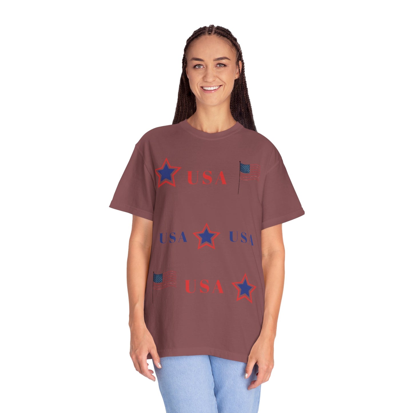 Patriotic USA Graphic T-Shirt