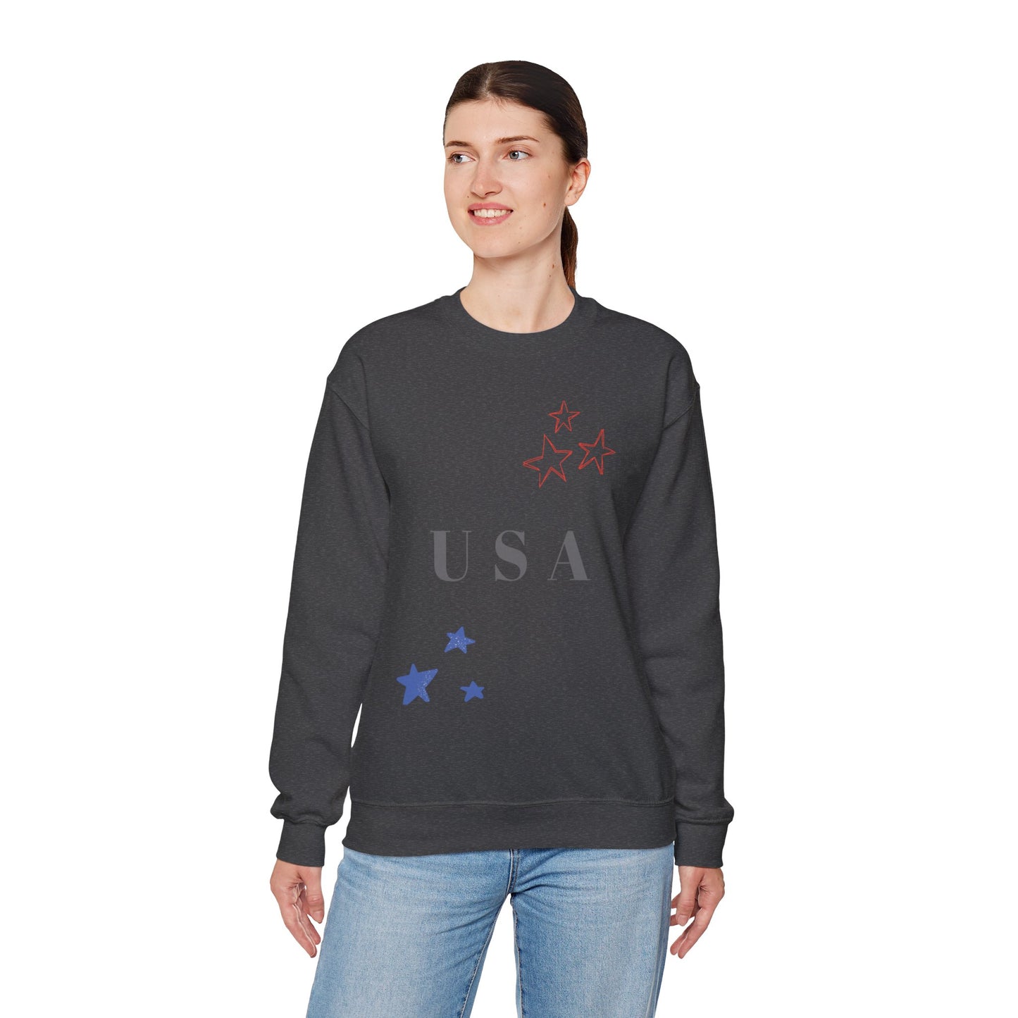 USA Stars Unisex Crewneck Sweatshirt