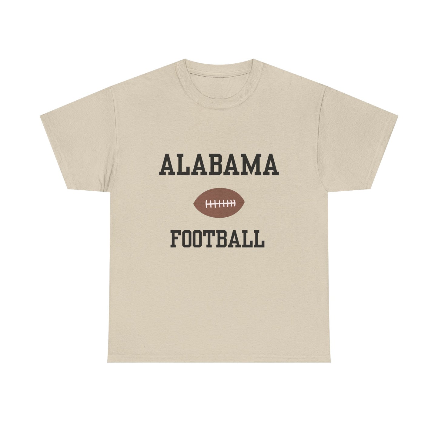 Alabama Football Unisex Heavy Cotton Tee | Casual Sportswear, Game Day, Tailgate Shirt, Gift for Fans, College Football Apparel