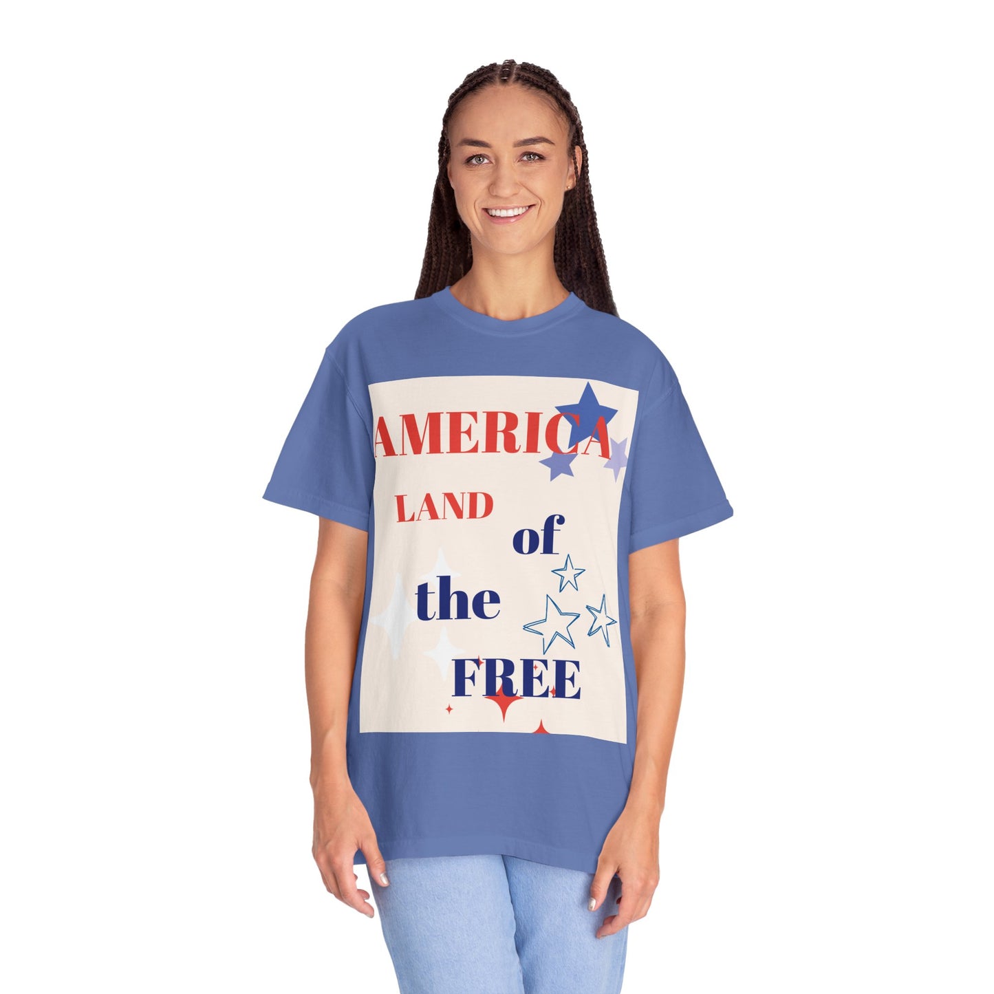 Patriotic Unisex T-Shirt - "America Land of the Free"