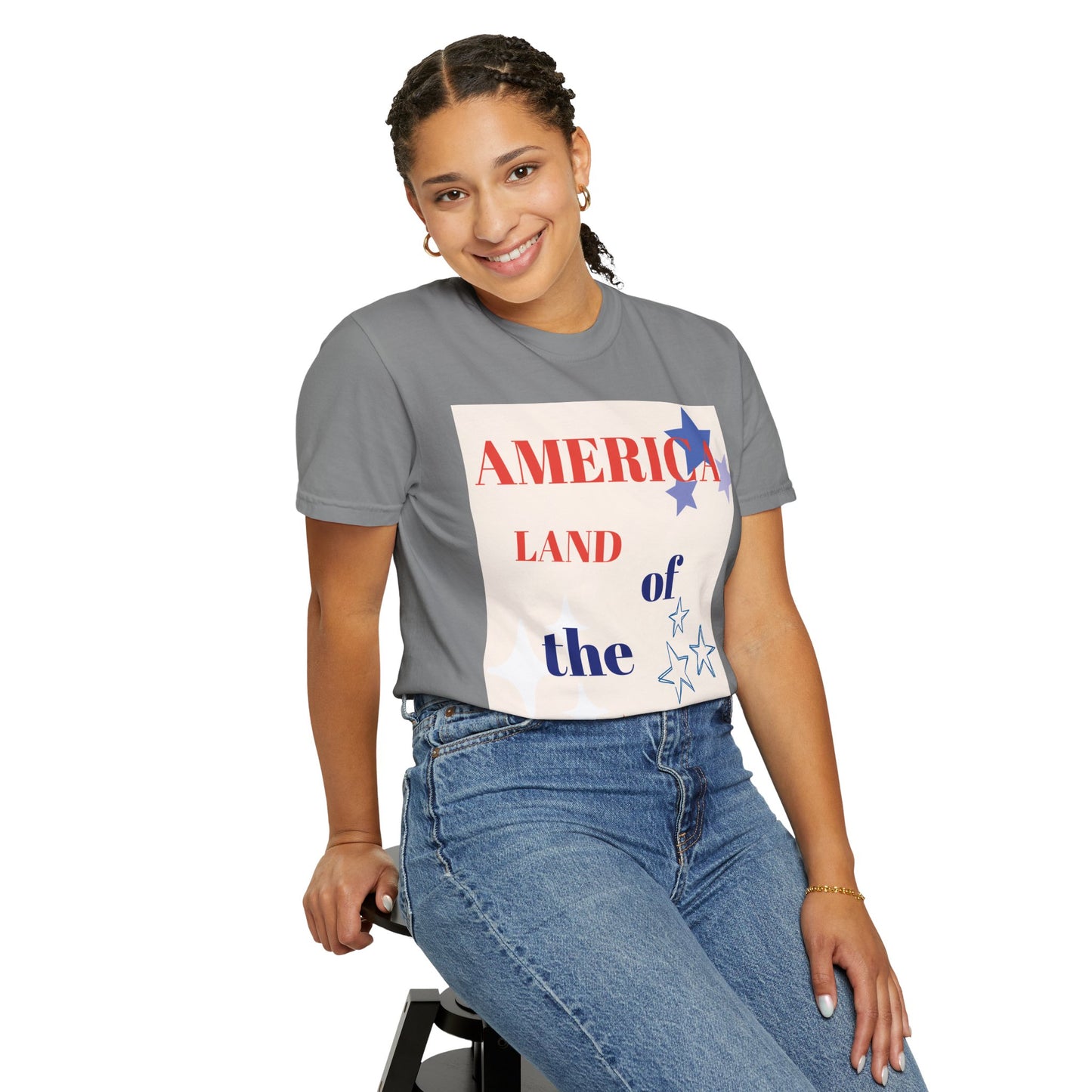 Patriotic Unisex T-Shirt - "America Land of the Free"