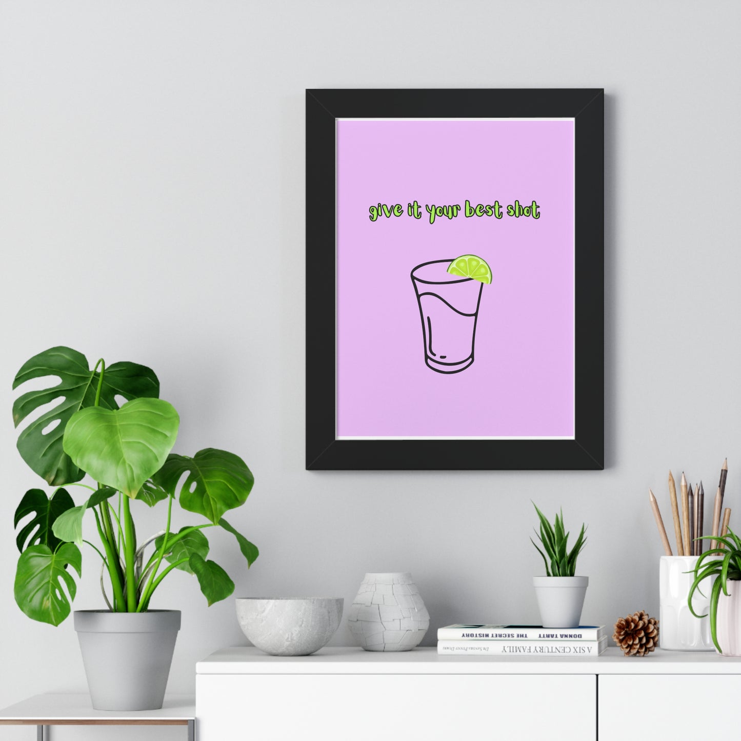 Framed Vertical Poster