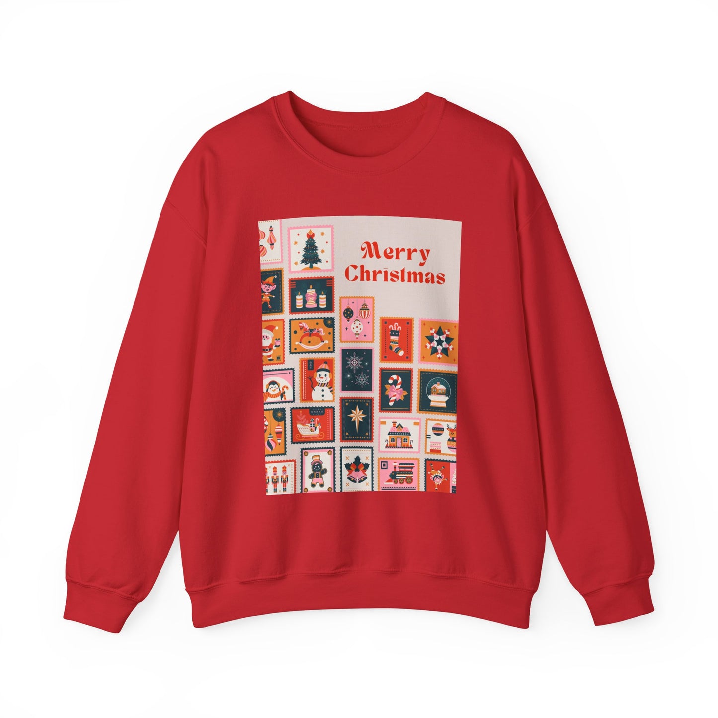 Merry Christmas Crewneck Sweatshirt, Festive Sweatshirt, Holiday Gift, Unisex Christmas Apparel, Cozy Winter Wear, Seasonal Fashion