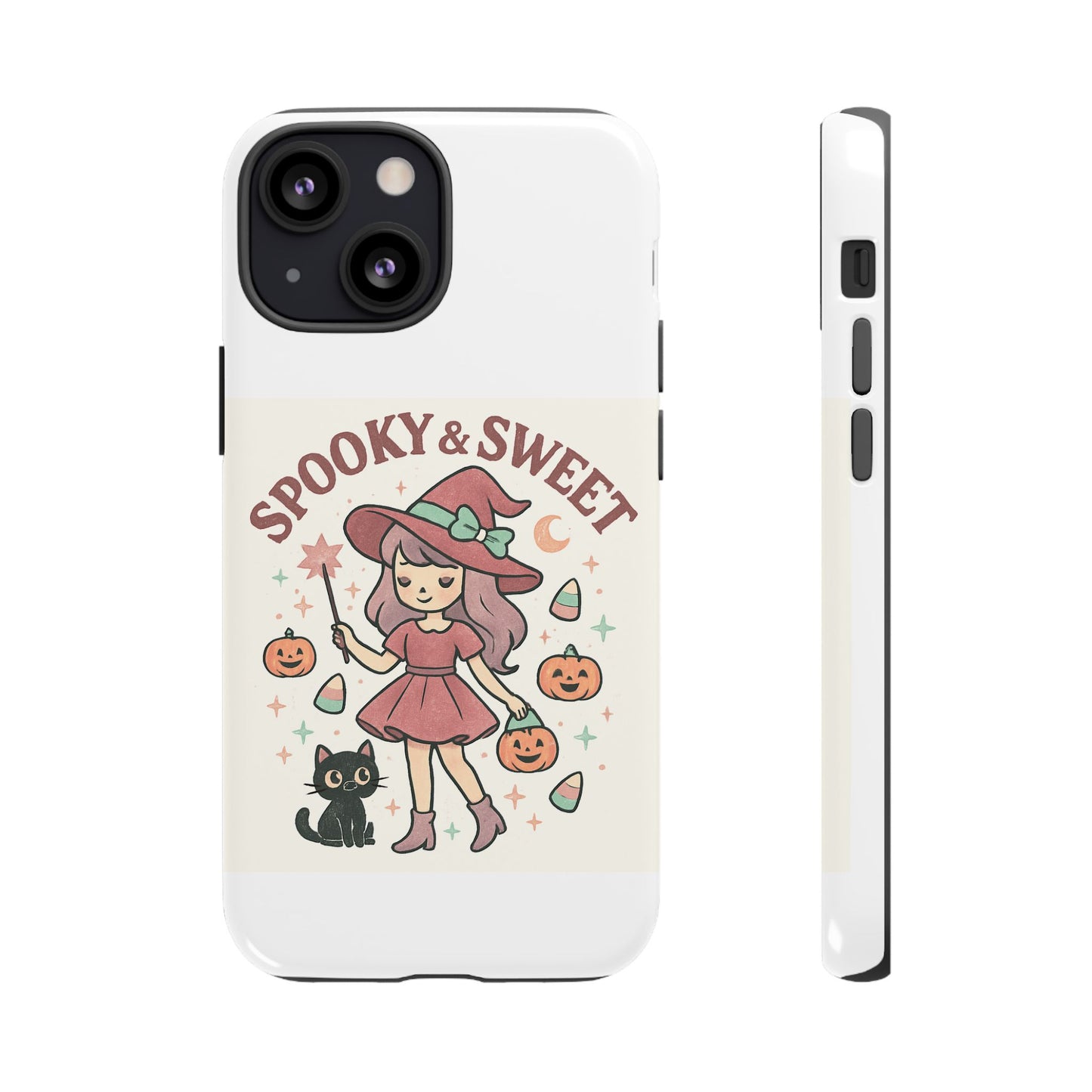 Cute Halloween Phone Case - Spooky & Sweet Design, Fall Accessories, Witchy Decor, Gifts for Her, Cute Phone Cover