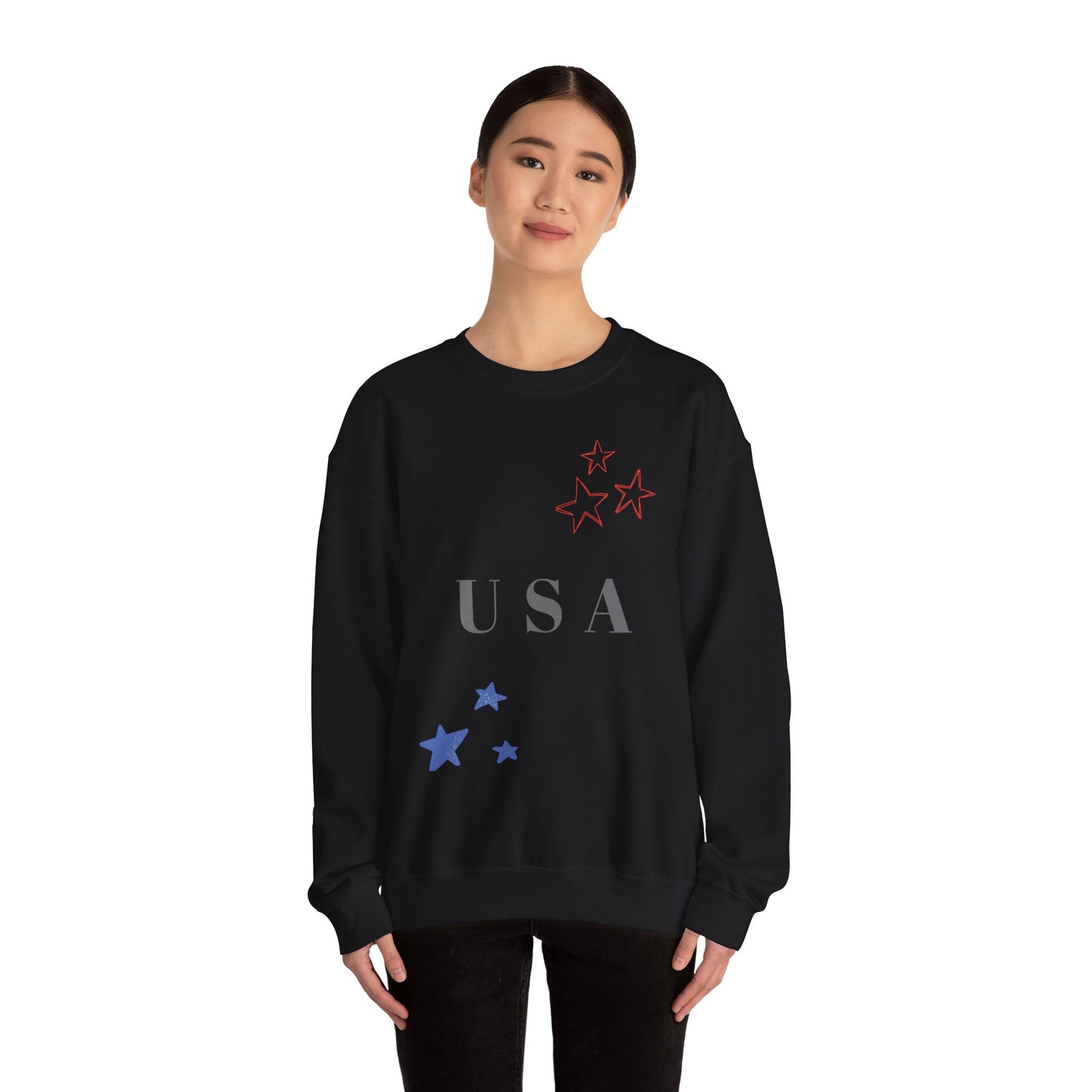 USA Stars Unisex Crewneck Sweatshirt