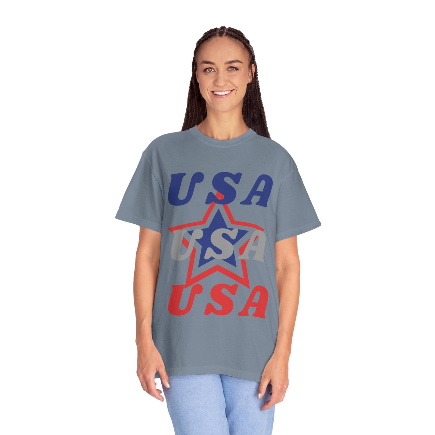 Patriotic USA Graphic T-Shirt