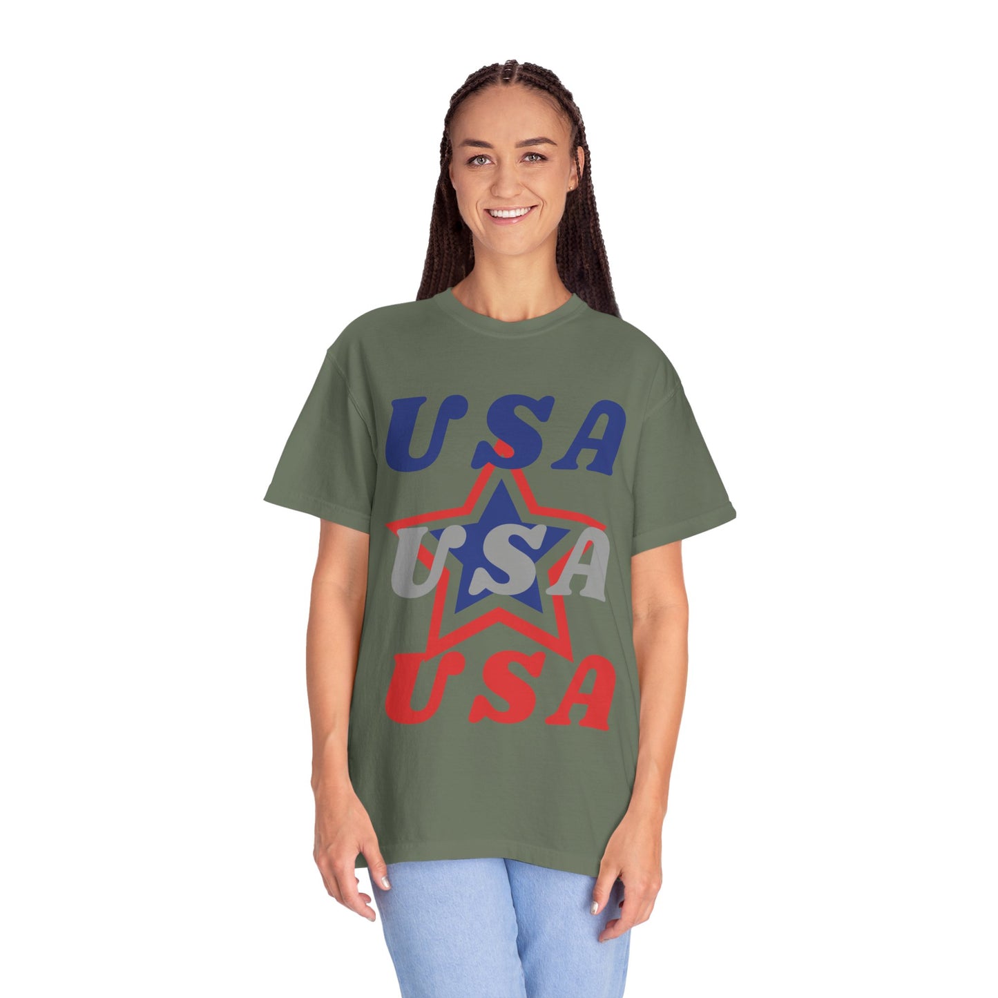 Patriotic USA Graphic T-Shirt