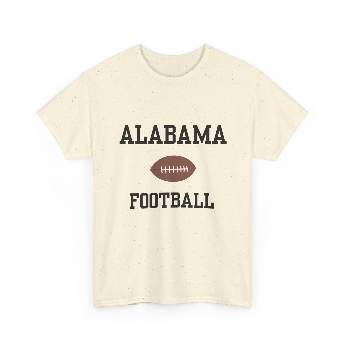 Alabama Football Unisex Heavy Cotton Tee | Casual Sportswear, Game Day, Tailgate Shirt, Gift for Fans, College Football Apparel