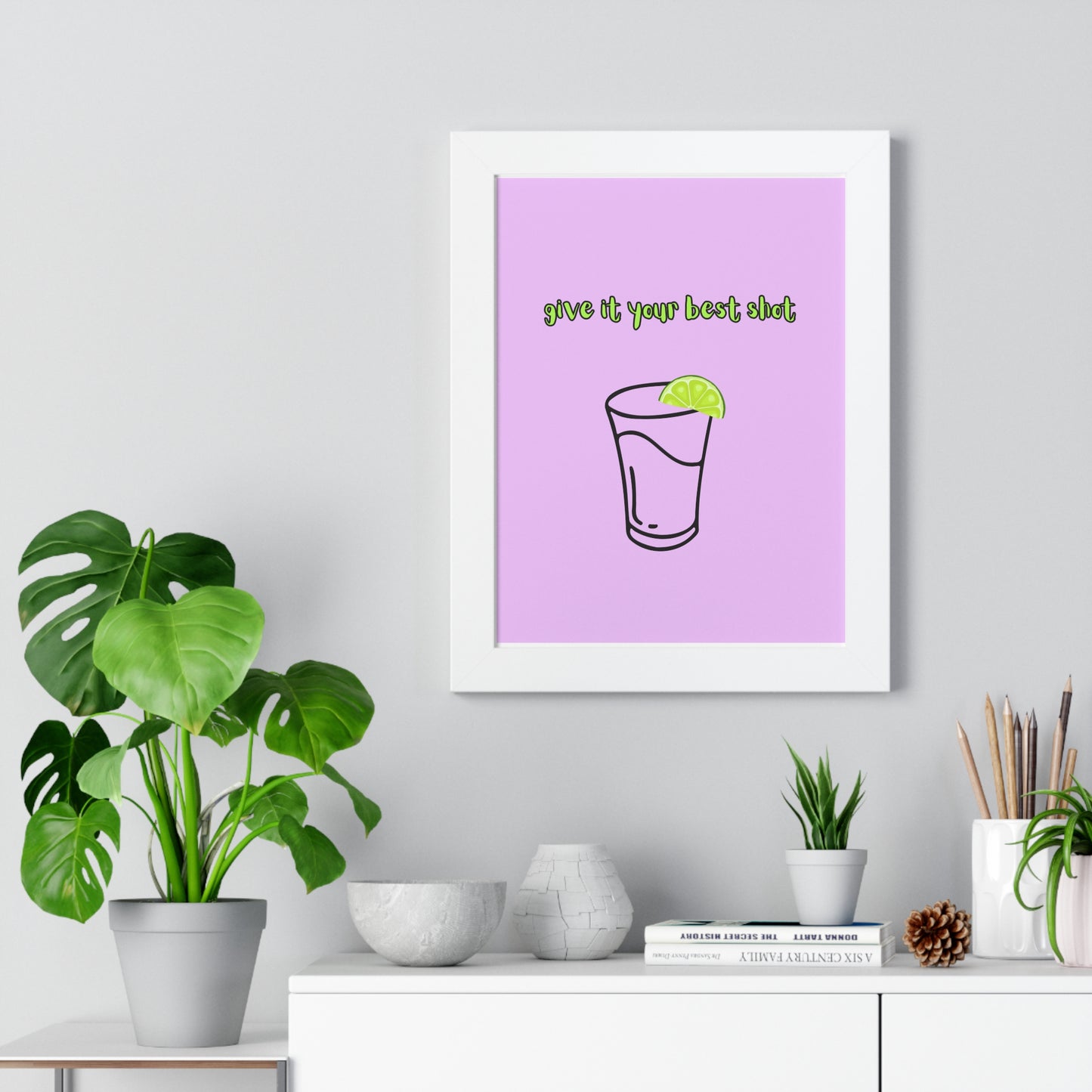 Framed Vertical Poster