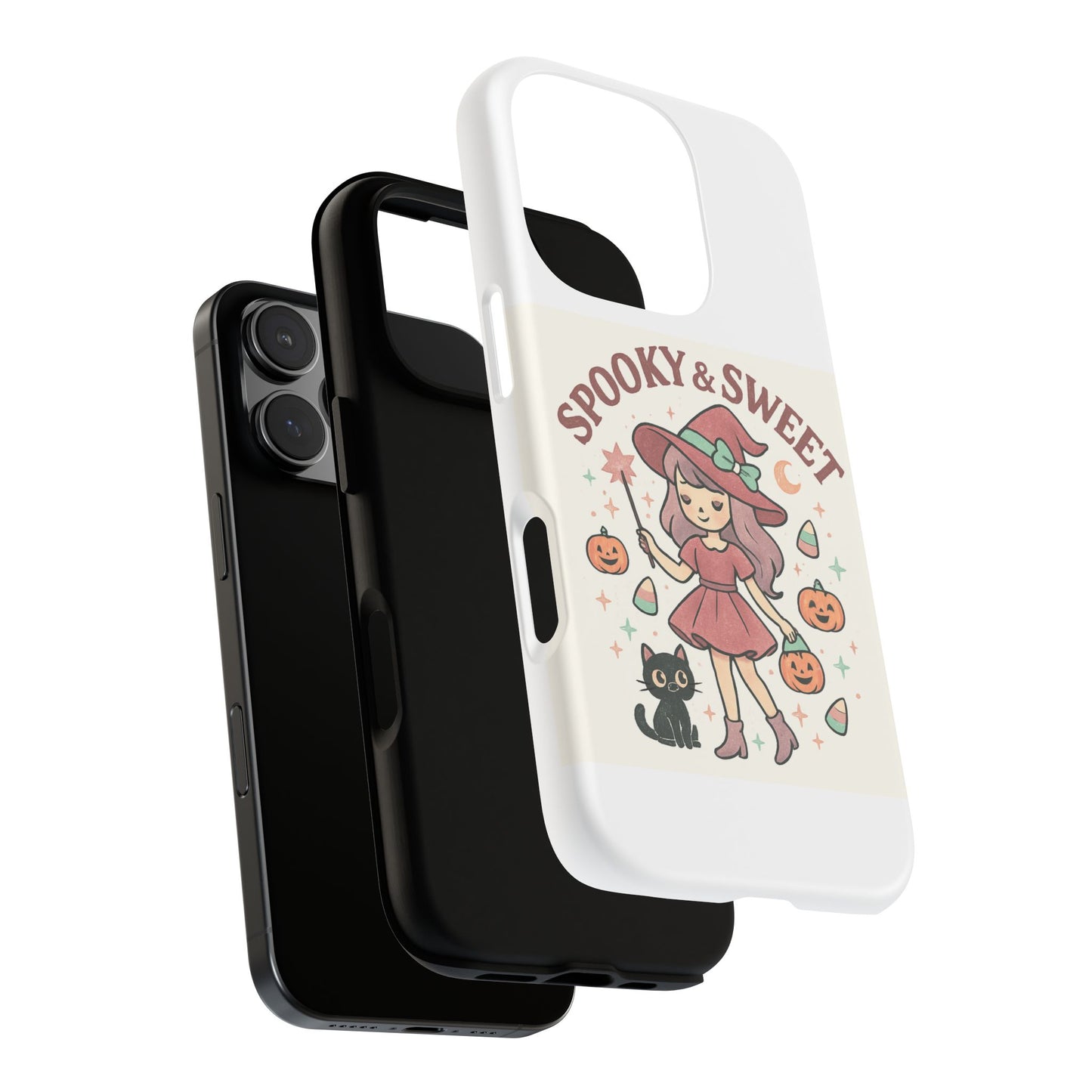 Cute Halloween Phone Case - Spooky & Sweet Design, Fall Accessories, Witchy Decor, Gifts for Her, Cute Phone Cover