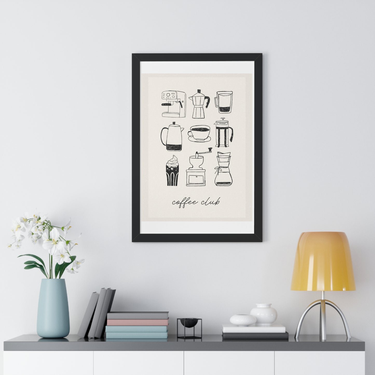 Framed Vertical Poster