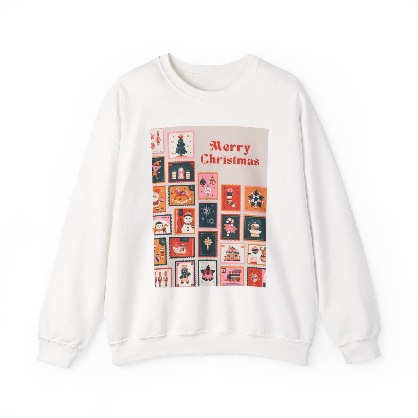 Merry Christmas Crewneck Sweatshirt, Festive Sweatshirt, Holiday Gift, Unisex Christmas Apparel, Cozy Winter Wear, Seasonal Fashion