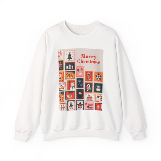 Merry Christmas Crewneck Sweatshirt, Festive Sweatshirt, Holiday Gift, Unisex Christmas Apparel, Cozy Winter Wear, Seasonal Fashion