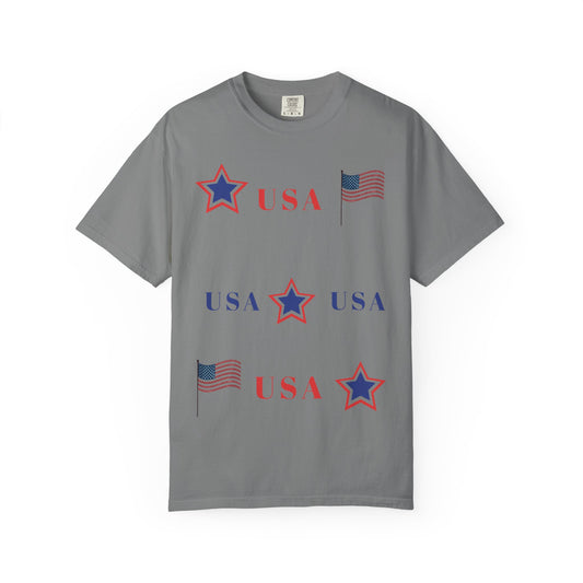 Patriotic USA Graphic T-Shirt